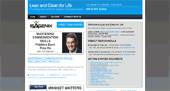 Desktop Screenshot of leanandcleanforlife.com